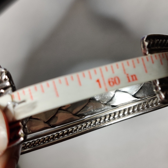 Massive Sterling Silver Braided Cuff Bracelet - Picture 15 of 16